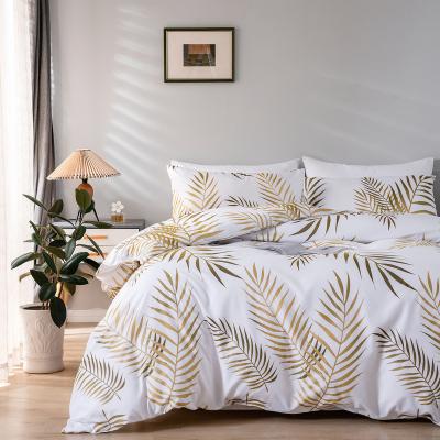 Cina Set di biancheria da letto stampata in 3 pezzi per King Size Set di copertura per coperte da letto e lenzuola da letto da designer in vendita