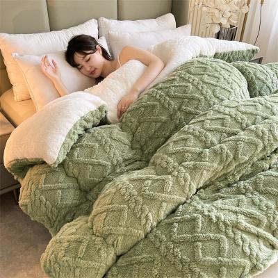 China All-Season Home Textile Duvet Quilt Thickened Warm Taffeta Winter Quilt with Comforter for sale