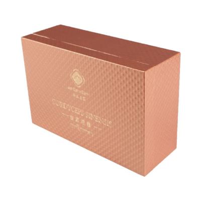 China Custom Matte White Magnetic Closure Paper Hot Stamping Gift Box For Clothes Ribbon Handle Rectangular Folding Apparel PackagingCus 28.6x22.7x41cm for sale