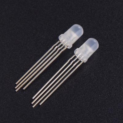 China 5Mm Ultra Bright Series Led Diode Dip 4 Pins RGB Color Lighting for sale