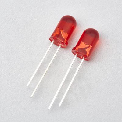 China Kento 5mm Clear Diode Light Emitting Diode 620-625nm 5mm LED for sale