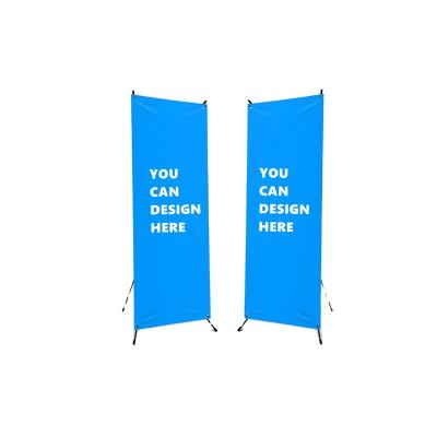 China Horizontal Aluminum Display Advertising Banner Stand 80x180cm X Banner Stand System Supplier X Korean Premium Banner Stand for sale