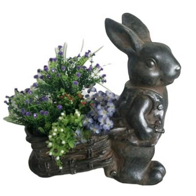 China Simple Home Supplies Rabbit Hot Selling Flower Pots Small Magnesia Handicraft for sale