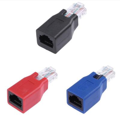 China Network Ethernet RJ45 Male To Female Connector New Connected Crossover Cable RJ45 Network Adapter for sale