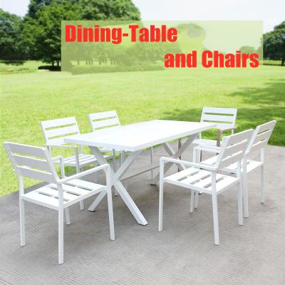 China Leisure Chair Outdoor Garden Furniture Aluminum Table And Chairs for sale