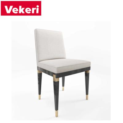 China Modern Modern Side Dining Chair Primary Color Pure Solid Wood Four Legs Dining Chair for sale