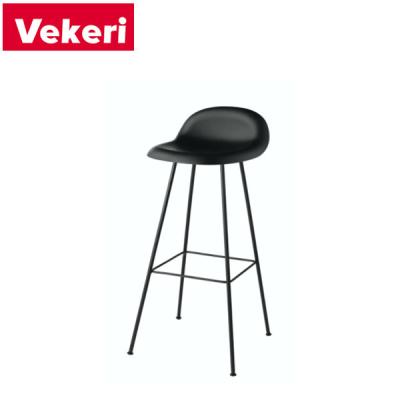 China Modern Nordic Simple Style Metal Chair Legs Bar Leather Upholstered Multicolor Optional Chair for sale