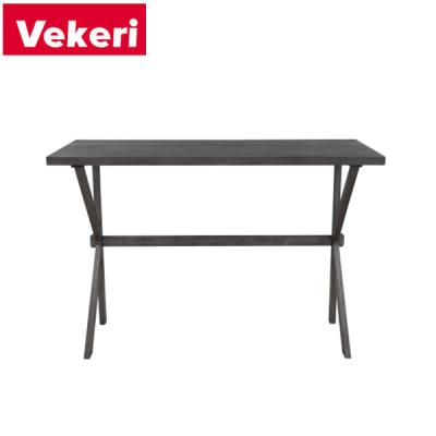 China Customizable Modern Elegant Black Triangle Stand Solid Wood Unique Design Dining Room And Balcony Comfortable And Beautiful for sale