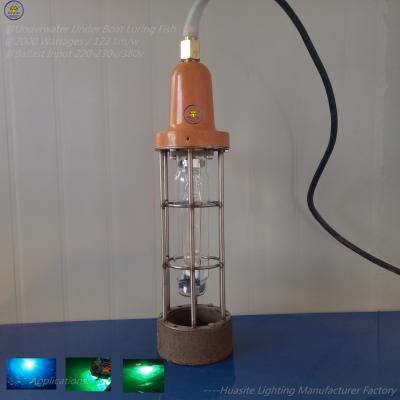 China Fish Attracting E40/39 230v 380v Voltage Ballast Glass 2000w 4000w 4000w Quartz Fishing Lamp For Underwater Fishing Luring Gathering Fish for sale