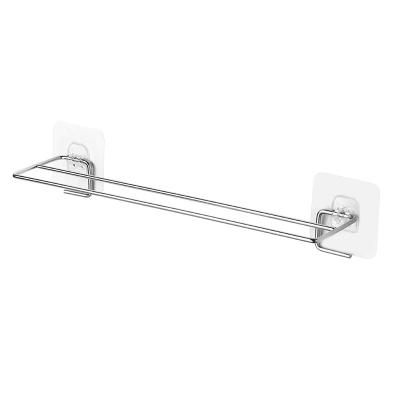 China CLASSIC Stainless Steel Towel Rack Bathroom Toilet Rack Punch Free Towel Rack for sale