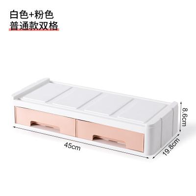 China Casual Type Dresser Cosmetic Desk Table Box Organizer Desktop Storage Box Drawer Plastic Storage Cabinet for sale