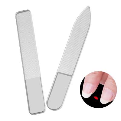 China Eco-friendly Korea Sells Can Custom LOGO Crystal Glass Polish Nano Finger Nail File for sale