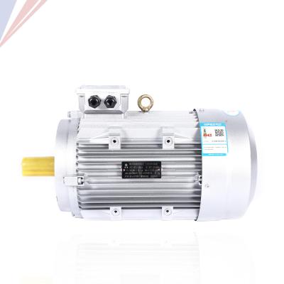 China Three phase industrial motors totally enclosed 3ph 380V 400V 410V 3 phase asynchronous electric motor 3000rpm 1500rpm 2hp 3hp 20hp 3 phase for sale