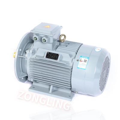 China 2/4/6/8/12) Pole Totally Enclosed Yard Series Double Speed ​​0.45-11kw 380v (3 Phase 7hp 8hp Electric AC Motor for sale