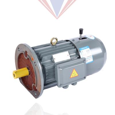 China Yej2 Series High Efficiency Waterproof 2/4 Pole Electromagnetic Brake Three Phase Asynchronous Induction Motor For Machine for sale