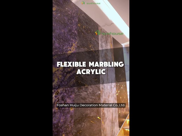 custom moisture proof wall panels pmma marbling effect acrylic bathroom panels