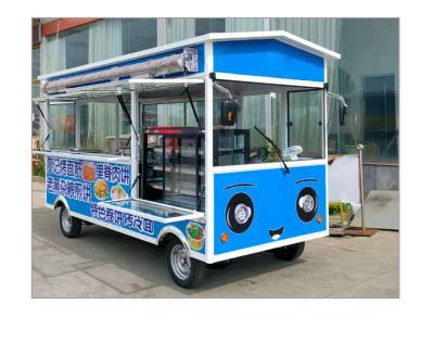 China Snack Factory Factory Outlet Customized Multifunctional FRP Mini Vw Food Truck Ice Cream Cart For Fried Chicken for sale