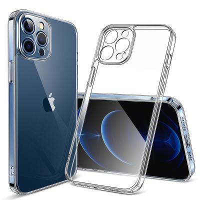 China Handy For Iphone 14 Case, 1.5mm Crystal Clear TPU Transparent Phone Case Back Cover For iPhone 11 12 13 14 pro max for sale