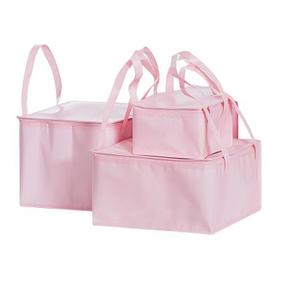 China Custom High Quality Waterproof Cooler Bag Fast Food Delivery Lunch Thermal Insulated Take Out Bag for sale