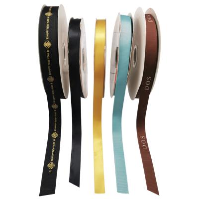 China High Quality Custom Logo Gift Satin Ribbon For Roll for sale