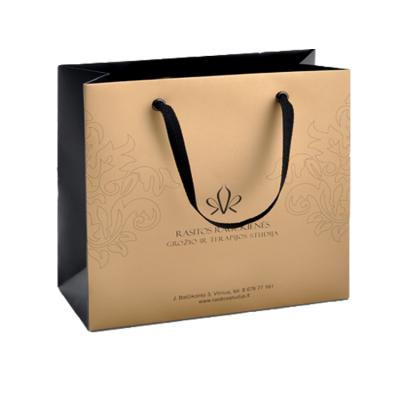 China Security High Quality Custom Gift Paper Shopping Bag With Logo for sale