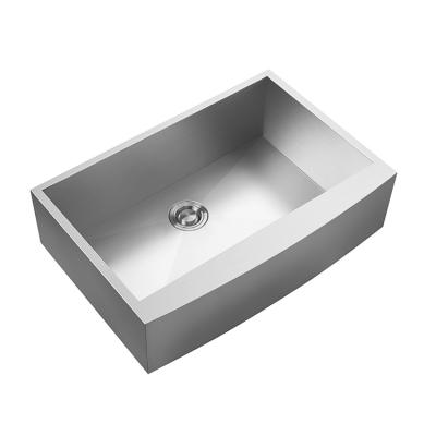 China Without Faucet 304 Stainless Steel Single Bowl Kitchen Sink Topmount Stainless Steel Sink for sale