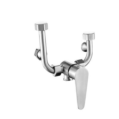 중국 Without Slide Bar 304Stainless Steel Hot Cold Mixers Electric Water Heater Valve Switch Faucets U 판매용