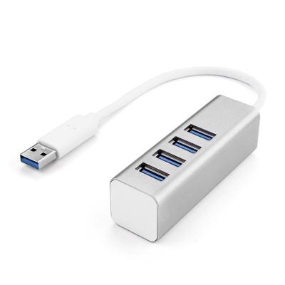 China 4-Port USB 3.0 Hub, High Speed ​​Data Transfer Splitter, 4-in-1 USB 15cm Connector, USB Splitter Aluminum Alloy N-UH327 for sale