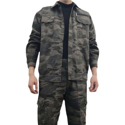 China High quality 100% welding cotton autumn and winter fashion style men's work suit workshop protective clothing factory work welding clot for sale