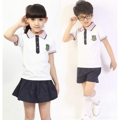 China Girls School Uniforms Wholesale Girls School Uniforms Kids Clothes Kids Boys Shirt Girls Borders Primary Dress Kindergarten Kindergarten School Uniform Designs for sale