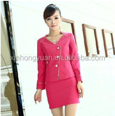 China Other Other Elegant Airline Stewardess Uniform Fashion Stewardess Airline Uniform for sale