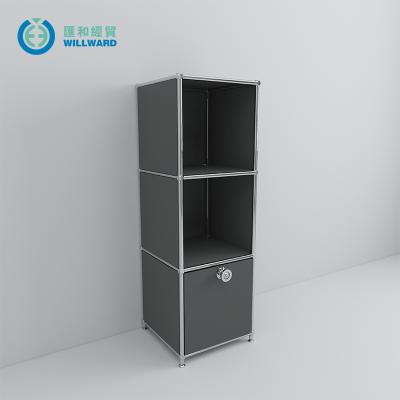 China Modern Style Customized Modern Fashion Metal Rack Jewelry Display Steel Showcase Cabinet for sale