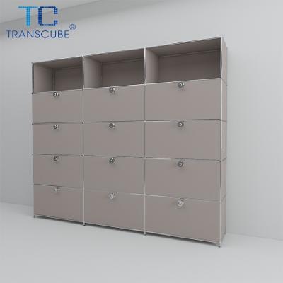 China (Other)Adjustable Supplier 12 Drawer Professional Model Office Steel 5 Layer Filing Cabinet for sale