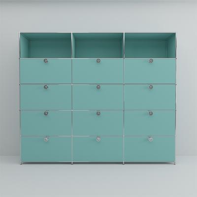 China (Other) Factory Direct Adjustable Metal Files Cabinet Storage Combined Vertical Cabinet for sale