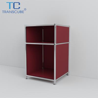 China (Other) Adjustable Support Customized New Model Office 2 Layer Flat File Cabinet Movable Steel Filing Cabinet for sale