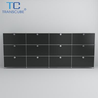 China Hot Selling Toolbox (Other) Modern Beauty Wardrobe TV Black White White Cabinet Adjustable for sale