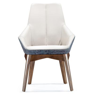 China Walnut High Density Cold Wood Luxury Cushion Foam Processing Diamond Leather Senior Dining Single Piece Chair Double for sale