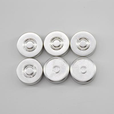 China Non Spill 13mm 15mm 20mm Aluminum Plastic Cap Seal 28mm Aluminum Plastic Cap 32mm For Glass Bottles for sale