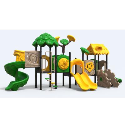 China LLDPE Plastic Playground And Iron Play Equipment Outdoor Playgrounds For Kids Play Zone Thailand Design for sale