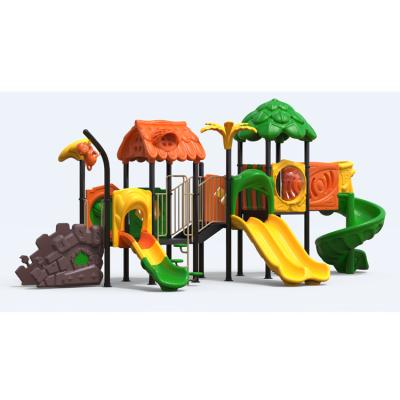 China New Design Plastic Playground Preschool Kids Play Sets Toddlers Play Outdoor Ground For Hotel Backyard for sale