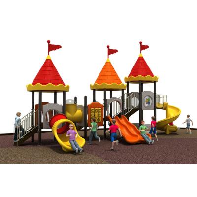 China High Quality LLDPE 2021 LLDPE Slide Kids Castle Outdoor Theme Playground Equipment For Kindergarten for sale