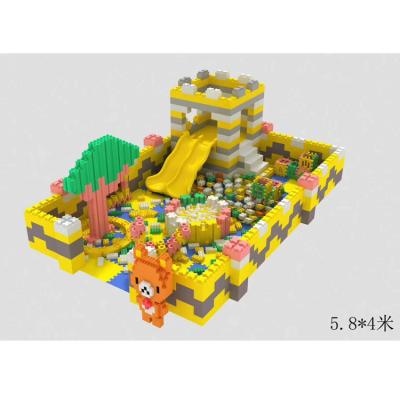 China Lldpe Kids Playground Indoor Bricks Soft Foam Playground For Resort Hotel Toddlers The Playground for sale