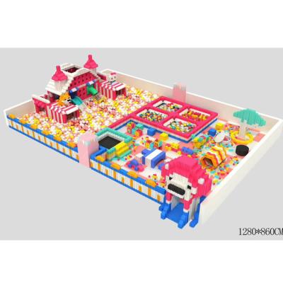 China Lldpe Kids Favorite Indoor Soft Playground DIY Foams PPE Building Block Customized Play Ground for sale