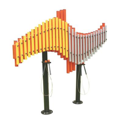 China Galvanized steel & Sound Aluminum Children Outdoor Freestanding Play Systems And Musical Play Equipment Play Piano for sale