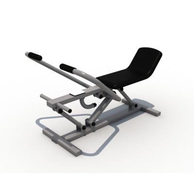 China Galvanized Steel Fitness Equipment Gym Equipment Machines Rowing Machine For Elderly Outdoor Sports Park for sale