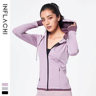 China Factory direct sales breathable autumn and winter ladies hoodie high quality long-sleeved sportswear for sale