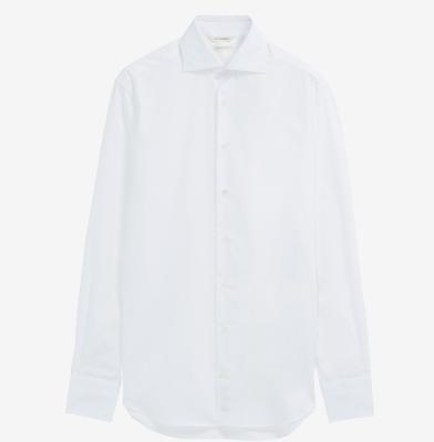 China Shrink-resistant 65%polyester 35% cotton combed 45*45 133*72 white dyed for business man shirts for sale