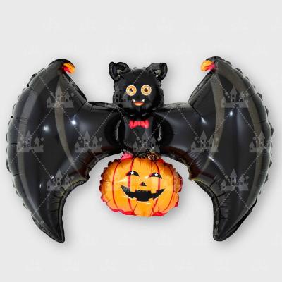 China 2022 Movie Witch Bat Ghost Blood Ghost Foil Balloon Halloween Decoration Foil Balloon Mini Shaped Model Aluminum Foil for sale