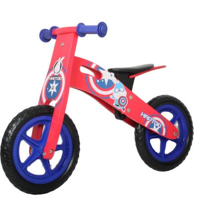 China 12 Inch Wooden Walking Bike Children's Bikes Stable Riding Toy Bikes Pedalless Car For Kids for sale