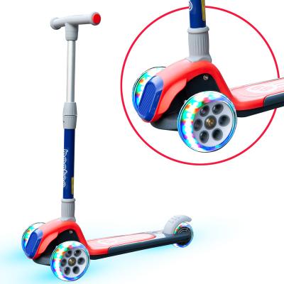 China Plastic Height 3 Wheel Adjustable Scooters For Kids, Kick Scooter For Toddlers 2-6 Years Old, Boys And Girls Scooter With Turning On Wheel for sale